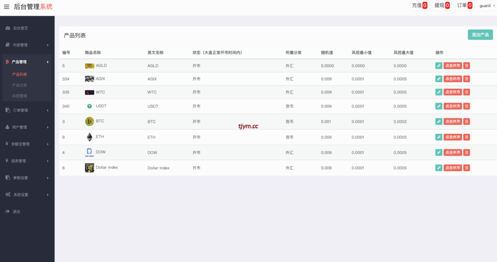 图片[12]-运营版微盘#虚拟币#期货黄金白银#交易系统#微交易源码#订单控制#投资理财