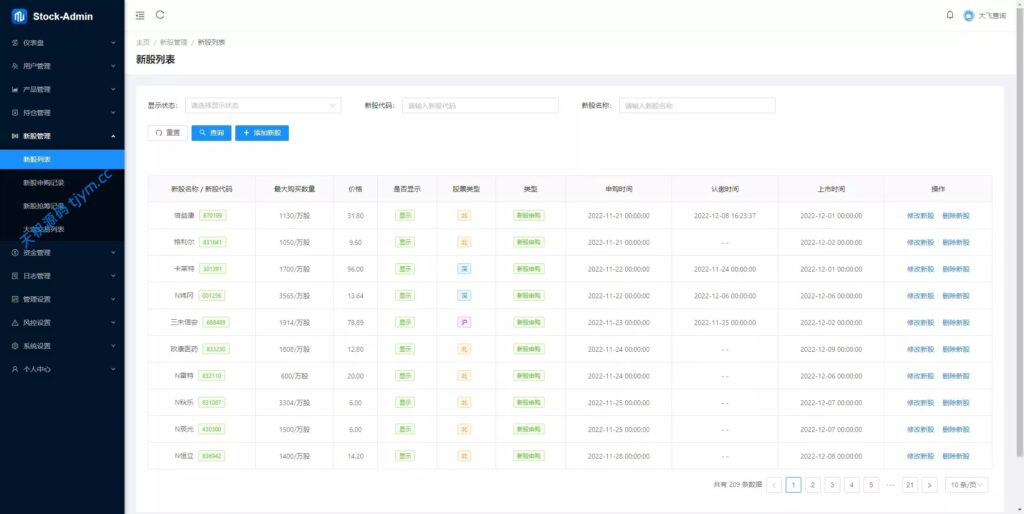 图片[19]-香港股票交易系统源码 | 支持大宗交易+新股申购 | Vue全端+Java后端全开源搭建教程